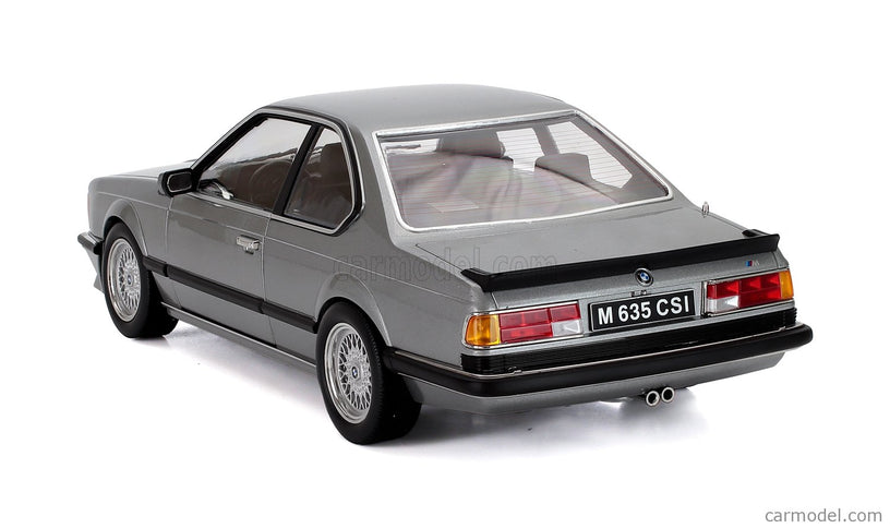 BMW 6-SERIES M635 Csi (E24) Coupe 1987 1:12 KK Scale sivá metalická