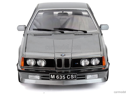 BMW 6-SERIES M635 Csi (E24) Coupe 1987 1:12 KK Scale sivá metalická