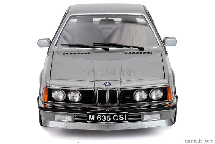BMW 6-SERIES M635 Csi (E24) Coupe 1987 1:12 KK Scale sivá metalická