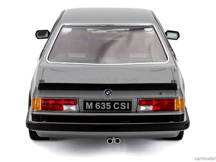 BMW 6-SERIES M635 Csi (E24) Coupe 1987 1:12 KK Scale sivá metalická