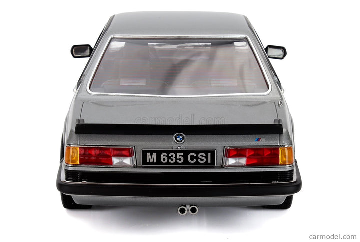 BMW 6-SERIES M635 Csi (E24) Coupe 1987 1:12 KK Scale sivá metalická