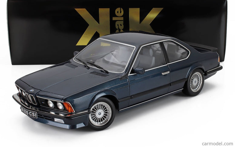 BMW 6-SERIES M635 Csi (E24) Coupe 1987 - Cerchi Alpina - Alpina Disky 1:12 KK Scale modrá metalická