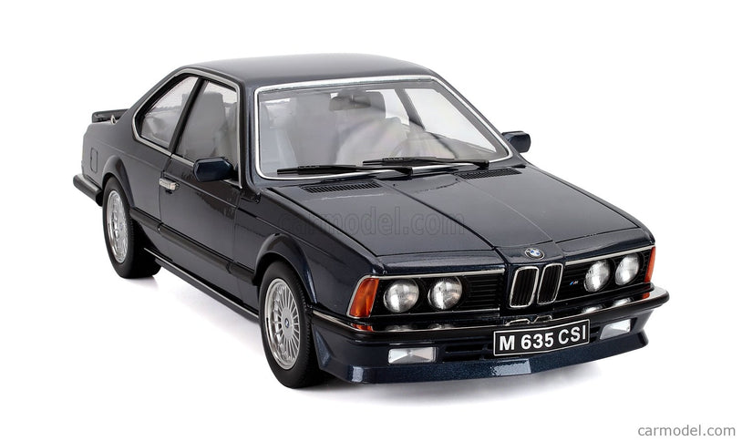 BMW 6-SERIES M635 Csi (E24) Coupe 1987 - Cerchi Alpina - Alpina Disky 1:12 KK Scale modrá metalická