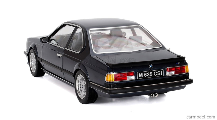 BMW 6-SERIES M635 Csi (E24) Coupe 1987 - Cerchi Alpina - Alpina Disky 1:12 KK Scale modrá metalická