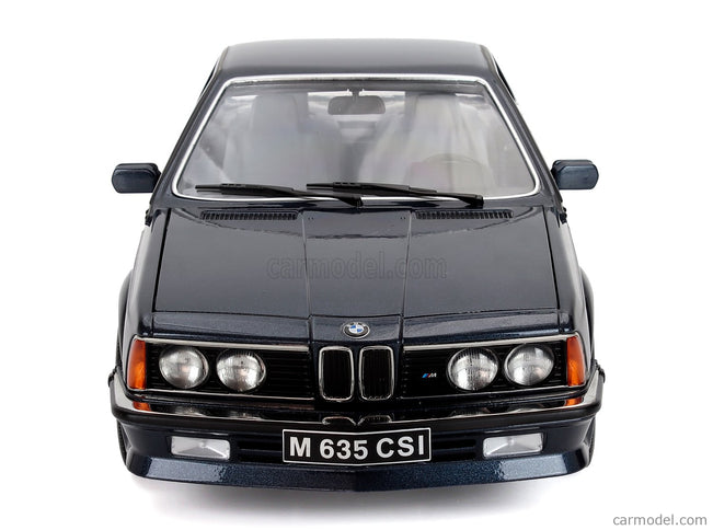 BMW 6-SERIES M635 Csi (E24) Coupe 1987 - Cerchi Alpina - Alpina Disky 1:12 KK Scale modrá metalická