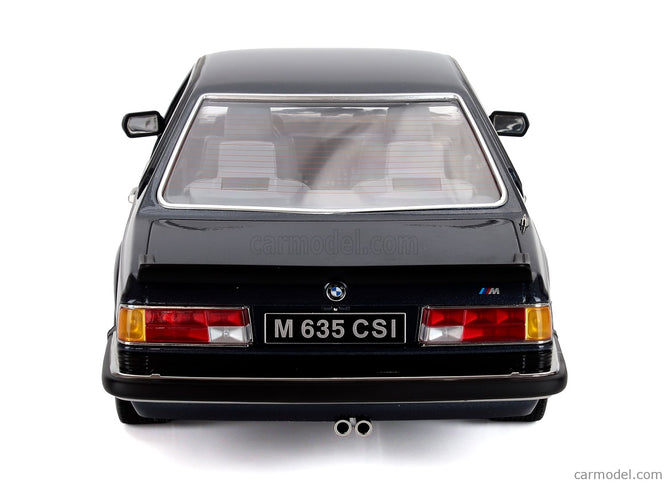 BMW 6-SERIES M635 Csi (E24) Coupe 1987 - Cerchi Alpina - Alpina Disky 1:12 KK Scale modrá metalická