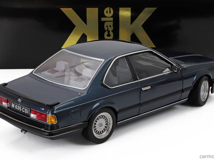 BMW 6-SERIES M635 Csi (E24) Coupe 1987 1:12 KK Scale modrá metalická