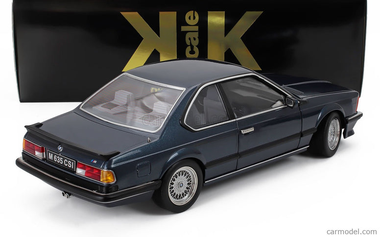BMW 6-SERIES M635 Csi (E24) Coupe 1987 1:12 KK Scale modrá metalická