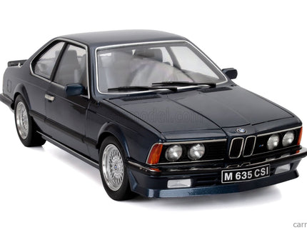 BMW 6-SERIES M635 Csi (E24) Coupe 1987 1:12 KK Scale modrá metalická