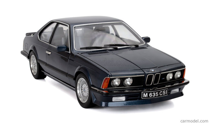 BMW 6-SERIES M635 Csi (E24) Coupe 1987 1:12 KK Scale modrá metalická