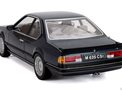 BMW 6-SERIES M635 Csi (E24) Coupe 1987 1:12 KK Scale modrá metalická