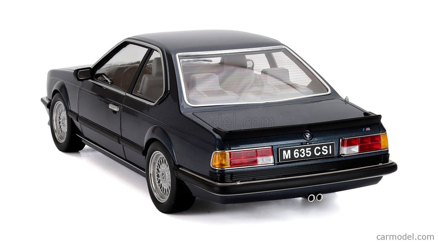 BMW 6-SERIES M635 Csi (E24) Coupe 1987 1:12 KK Scale modrá metalická