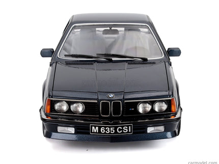 BMW 6-SERIES M635 Csi (E24) Coupe 1987 1:12 KK Scale modrá metalická