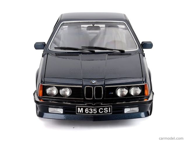 BMW 6-SERIES M635 Csi (E24) Coupe 1987 1:12 KK Scale modrá metalická