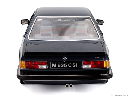BMW 6-SERIES M635 Csi (E24) Coupe 1987 1:12 KK Scale modrá metalická