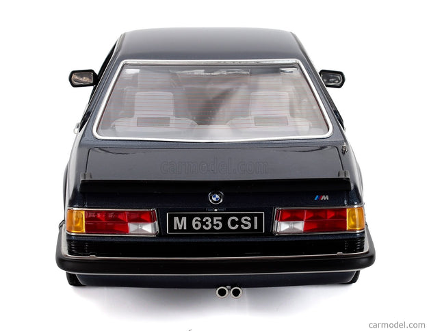 BMW 6-SERIES M635 Csi (E24) Coupe 1987 1:12 KK Scale modrá metalická