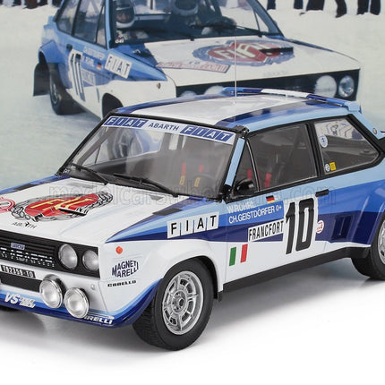 FIAT | 131 ABARTH TEAM FIAT ITALIA (night version) N 10 WINNER RALLY MONTECARLO 1980 WALTER ROHRL - CHRISTIAN GEISTDORFER | WHITE 2 TONE BLUE