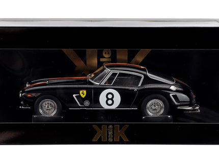Ferrari 250GT Swb 3.0L V12 Coupe Team Scuderia Colonia N°8 Tourist Trophy Goodwood 1960 Willy Mairesse - Wolfang Seidel 1:18 KK Scale čierna