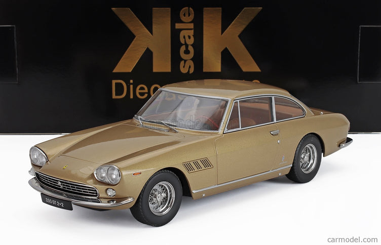 Ferrari 330GT 2+2 1964 1:18 KK Scale zlatá metalická