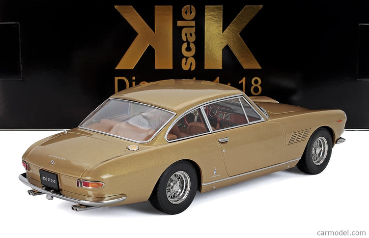 Ferrari 330GT 2+2 1964 1:18 KK Scale zlatá metalická