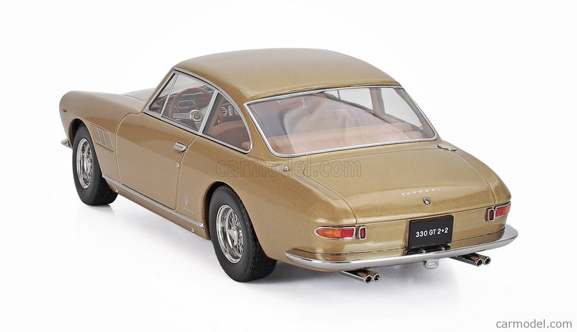 Ferrari 330GT 2+2 1964 1:18 KK Scale zlatá metalická