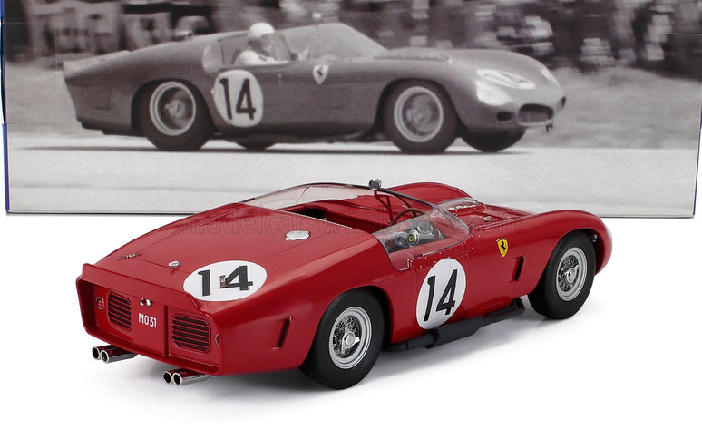 FERRARI | 250 TR61 3.0L V12 SPIDER TEAM SEFAC N 14 WINNER 12h SEBRING 1961 OLIVIER GENDEBIEN - PHIL HILL | RED