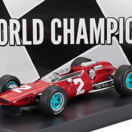 FERRARI | F1  158 N 2 WORLD CHAMPION WINNER ITALY GP 1964 JOHN SURTEES 1964 | RED