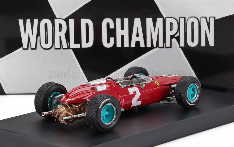 FERRARI | F1  158 N 2 WORLD CHAMPION WINNER ITALY GP 1964 JOHN SURTEES 1964 | RED