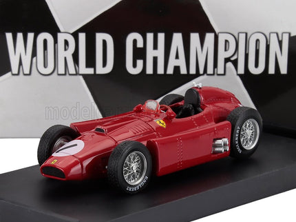 FERRARI | F1  LANCIA D50 N 1 WORLD CHAMPION WINNER BRITISH GP 1956 JUAN MANUEL FANGIO | RED