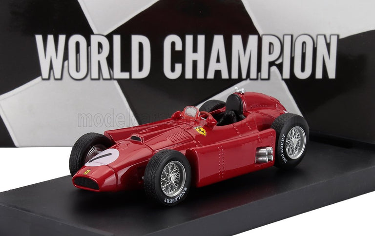 FERRARI | F1  LANCIA D50 N 1 WORLD CHAMPION WINNER BRITISH GP 1956 JUAN MANUEL FANGIO | RED