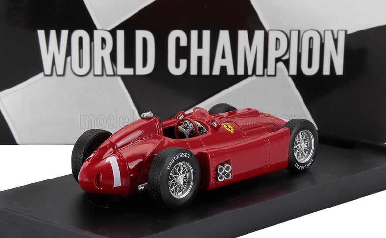 FERRARI | F1  LANCIA D50 N 1 WORLD CHAMPION WINNER BRITISH GP 1956 JUAN MANUEL FANGIO | RED