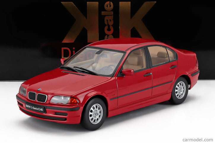 BMW 3-SERIES (E46) 1999 1:18 KK Scale červená
