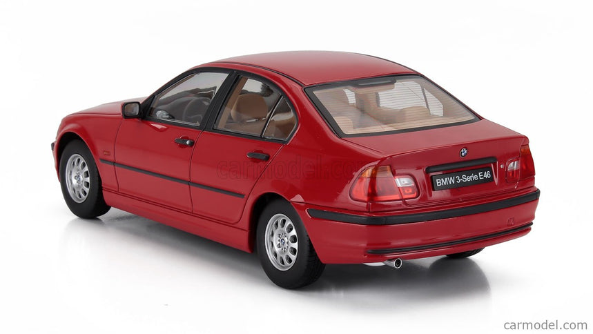BMW 3-SERIES (E46) 1999 1:18 KK Scale červená