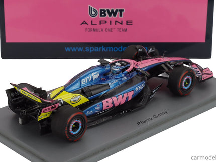Alpine F1 A525 Team Bwt Alpine N°10 USA GP 2025 Pierre Gasly 1:43 Spark Model čierna modrá ružová