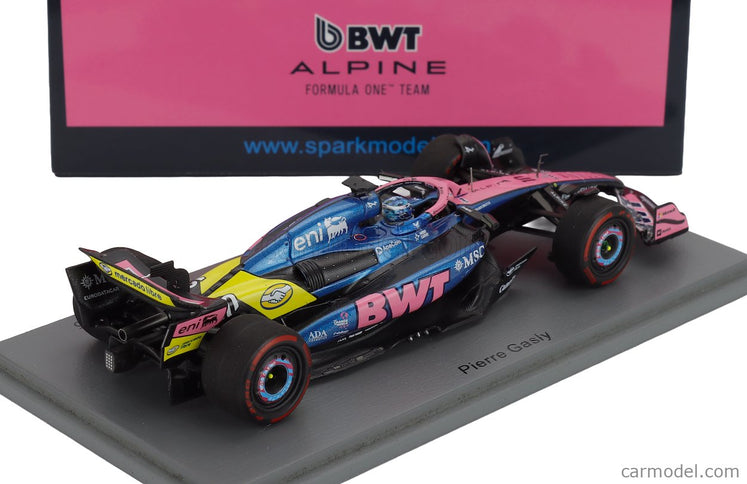 Alpine F1 A525 Team Bwt Alpine N°10 USA GP 2025 Pierre Gasly 1:43 Spark Model čierna modrá ružová