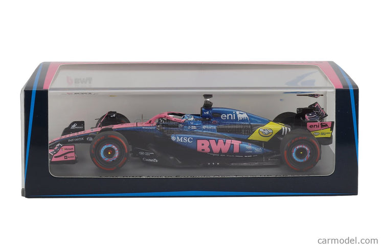 Alpine F1 A525 Team Bwt Alpine N°10 USA GP 2025 Pierre Gasly 1:43 Spark Model čierna modrá ružová