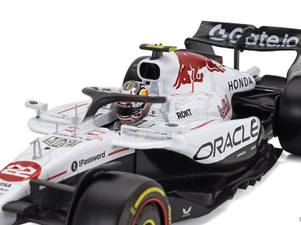 Red Bull F1 RB21 Team Oracle Red Bull Racing N°22 Japan GP 2025 Yuki Tsunoda 1:18 Bburago biela červená