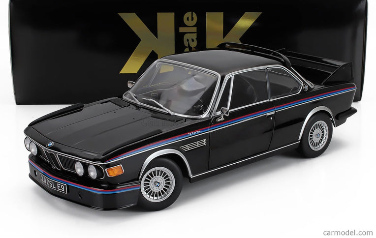 BMW 3.0 Csl E9 Coupe 1973 1:12 KK Scale čierna