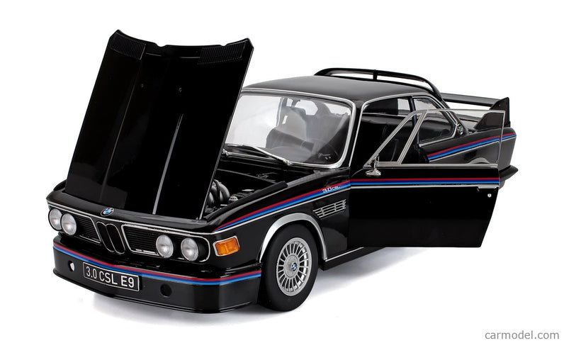 BMW 3.0 Csl E9 Coupe 1973 1:12 KK Scale čierna