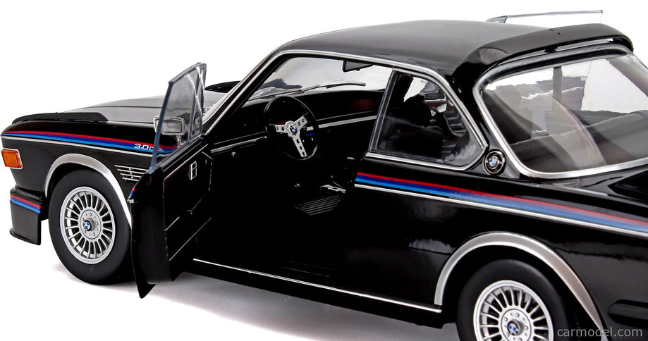 BMW 3.0 Csl E9 Coupe 1973 1:12 KK Scale čierna