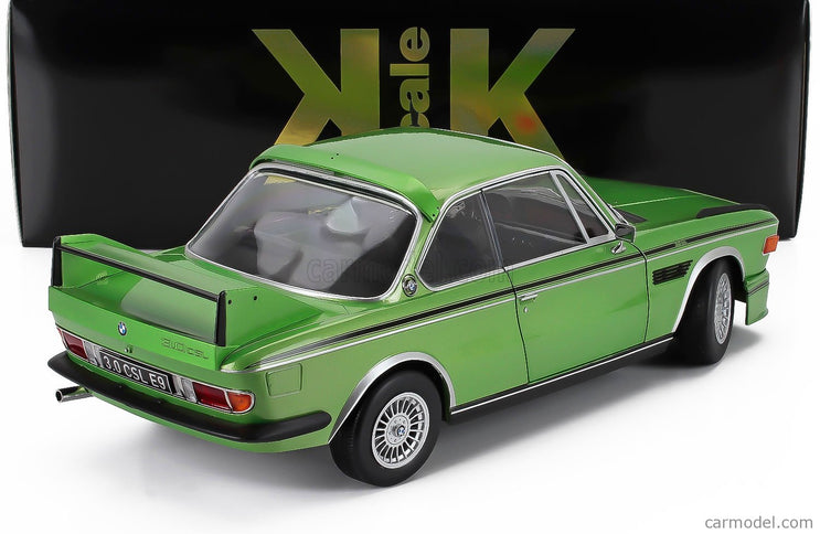 BMW 3.0 Csl E9 Coupe 1973 1:12 KK Scale zelená metalická
