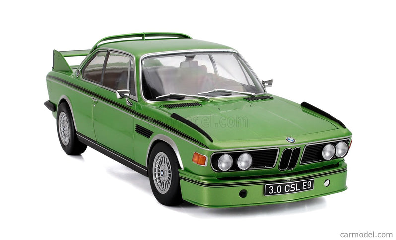 BMW 3.0 Csl E9 Coupe 1973 1:12 KK Scale zelená metalická