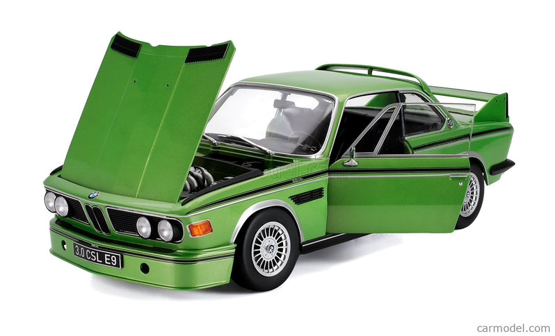 BMW 3.0 Csl E9 Coupe 1973 1:12 KK Scale zelená metalická