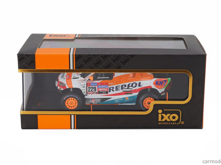 Toyota Hilux Pick-UP GR Dkr Team Overdrive Toyota Repsol N°299 Rally Dakar 2022 Chabot Ronan - Gilles Pillot 1:43 IXO Models biela oranžová