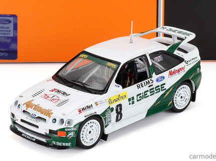 Ford Escort RS Cosworth Team Ford Motor N°8 Rally Montecarlo 1994 Bruno Thiry - Stephane Prevot 1:43 IXO Models biela zelená