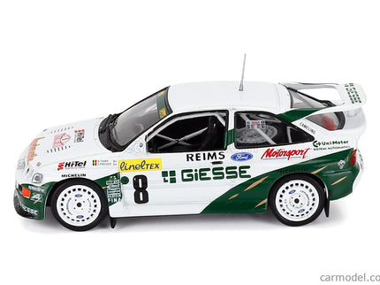 Ford Escort RS Cosworth Team Ford Motor N°8 Rally Montecarlo 1994 Bruno Thiry - Stephane Prevot 1:43 IXO Models biela zelená