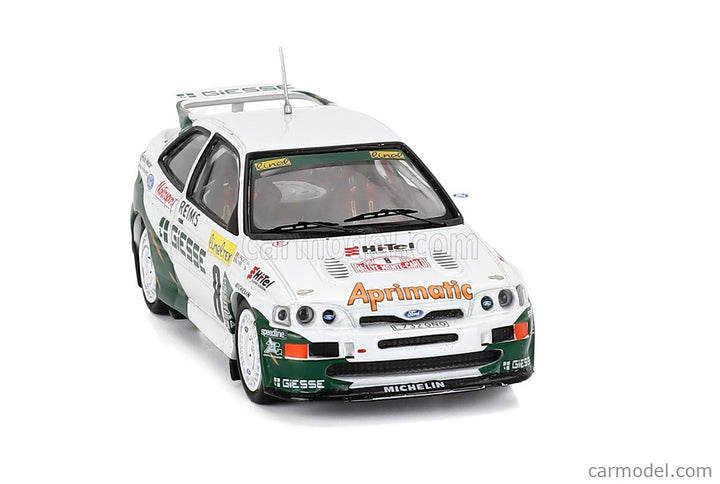 Ford Escort RS Cosworth Team Ford Motor N°8 Rally Montecarlo 1994 Bruno Thiry - Stephane Prevot 1:43 IXO Models biela zelená