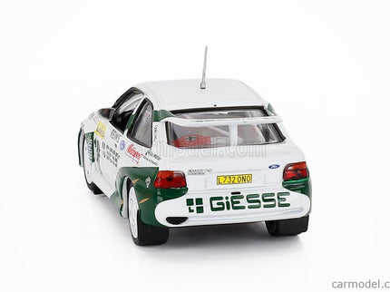 Ford Escort RS Cosworth Team Ford Motor N°8 Rally Montecarlo 1994 Bruno Thiry - Stephane Prevot 1:43 IXO Models biela zelená