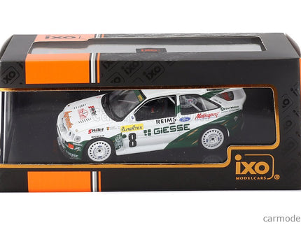 Ford Escort RS Cosworth Team Ford Motor N°8 Rally Montecarlo 1994 Bruno Thiry - Stephane Prevot 1:43 IXO Models biela zelená