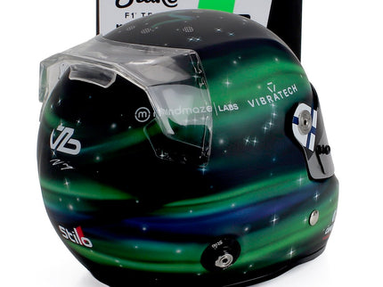 STILO | CASCO HELMET F1 VALTTERI BOTTAS TEAM STAKE KICK SAUBER N 77 SEASON 2024 | GREEN BLACK
